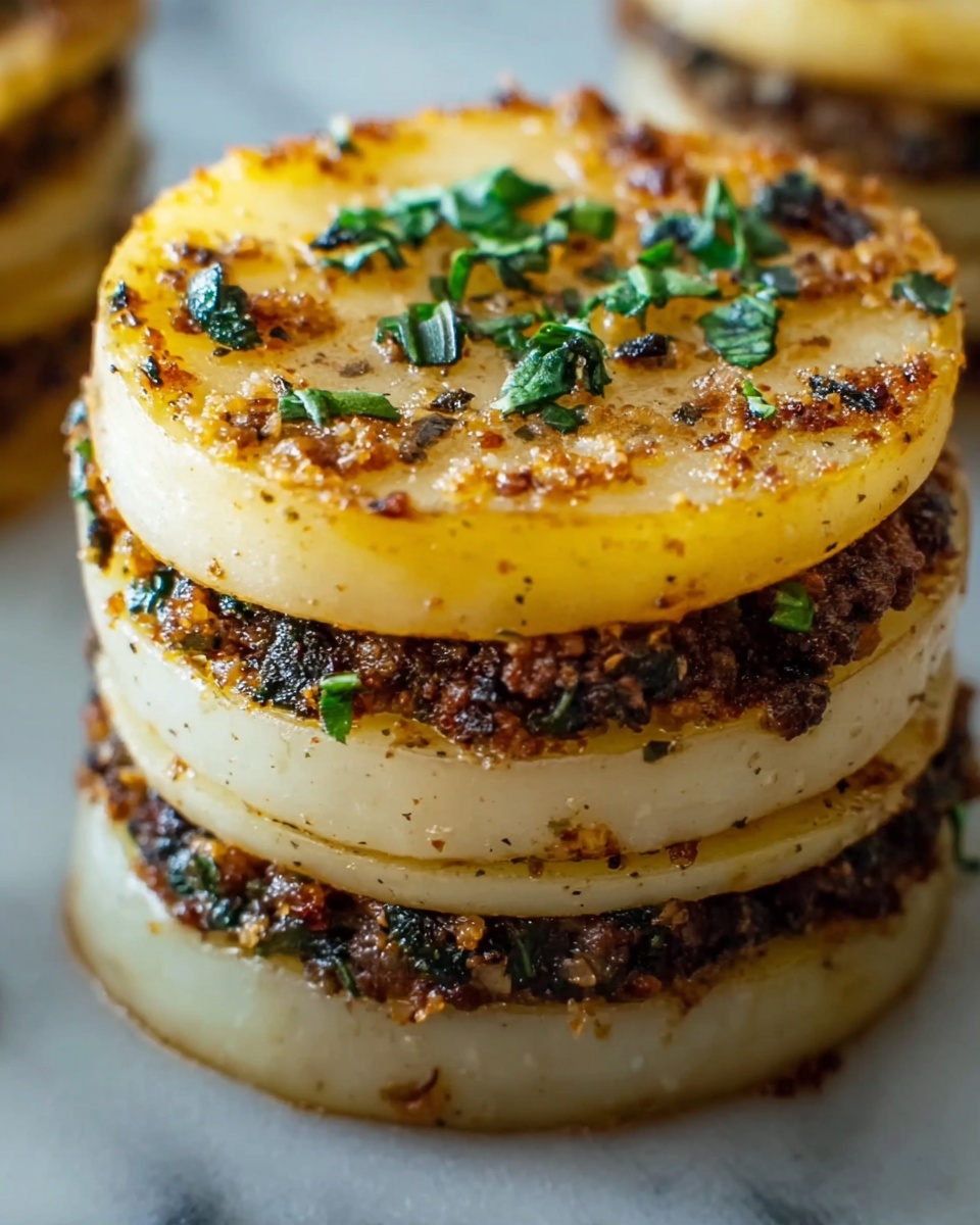 Stuffed Potato Stacks Recipe - Recipe Image