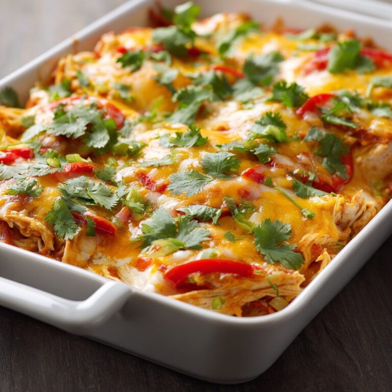 Chicken Fajita Casserole Recipe