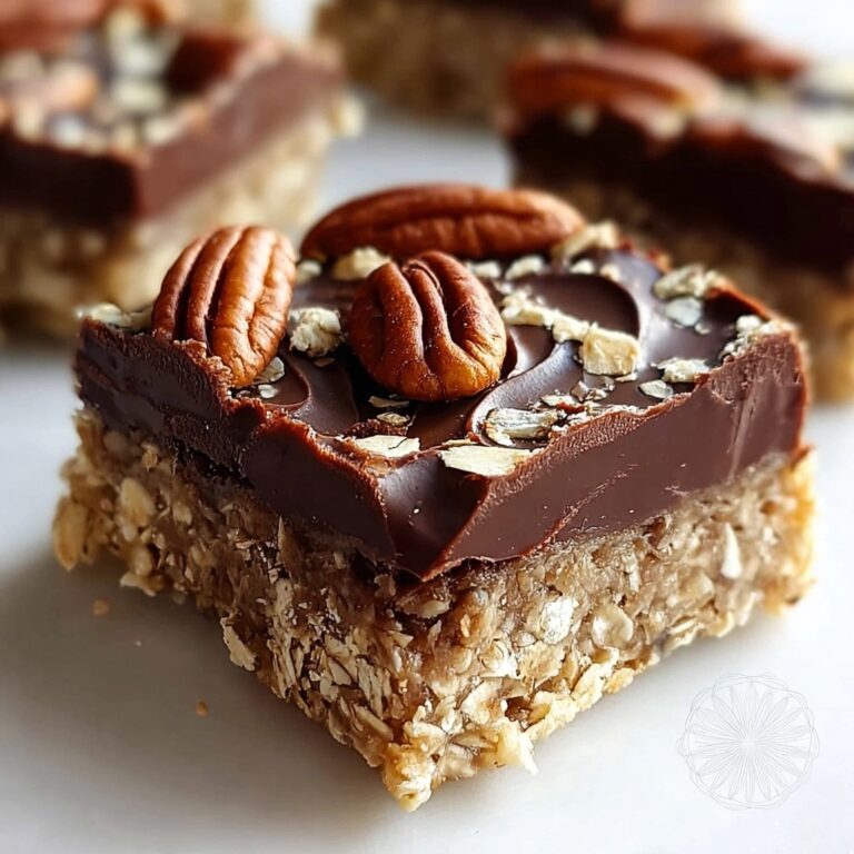 No Bake Chocolate Oatmeal Bars Recipe