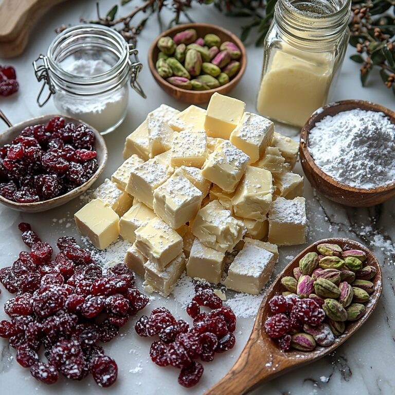 Cranberry Pistachio White Chocolate Truffles Recipe