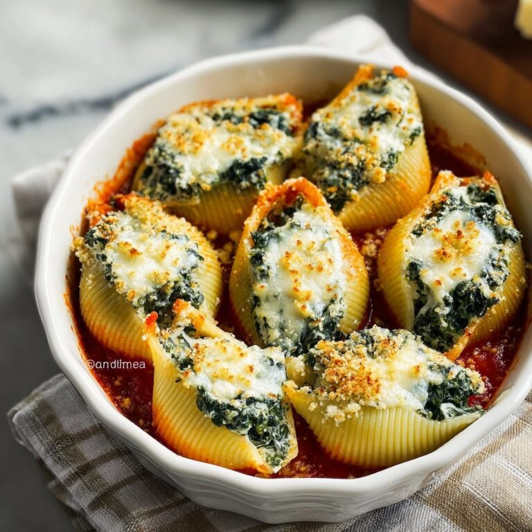 Indulgent Spinach Ricotta Stuffed Shells for Cozy Nights Recipe