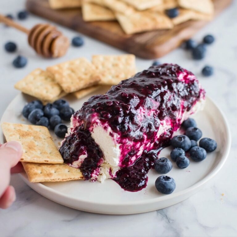 Blueberry Goat Cheese Log Recipe
