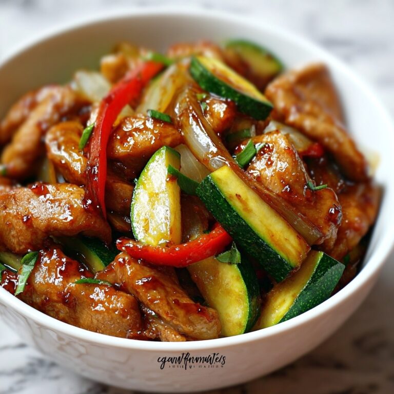 Easy Chicken Zucchini Stir Fry Recipe