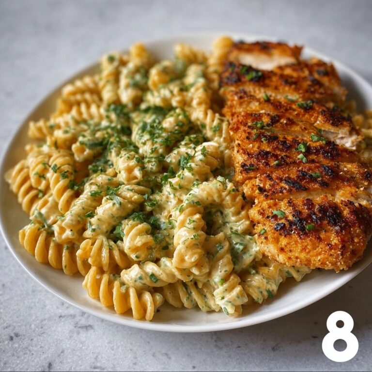 Creamy Cajun Chicken Twisted Pasta with Mozzarella Alfredo Recipe